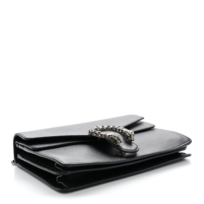 Gucci Pebbled Calfskin Small Dionysus Shoulder Bag Black 4 of 12