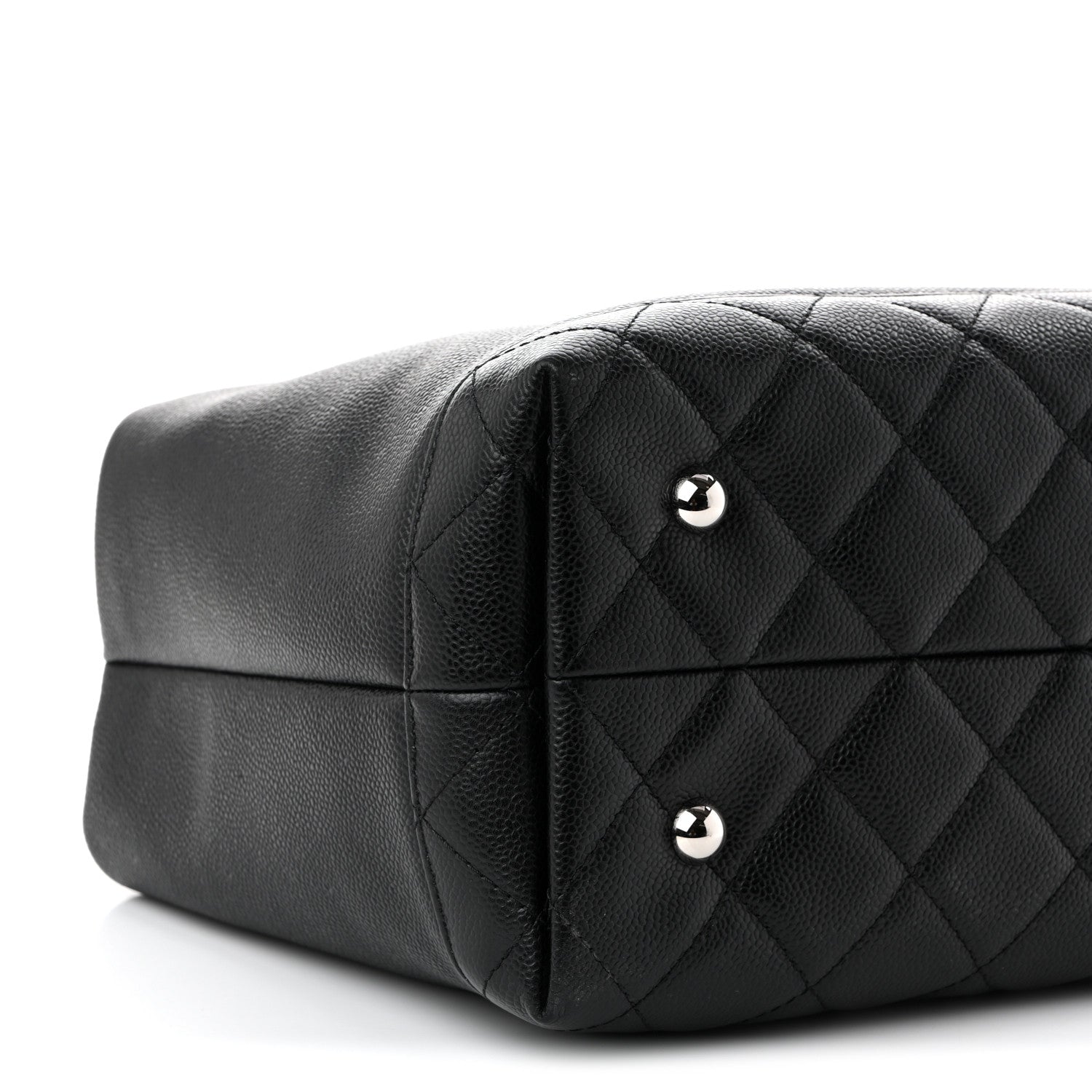 Chanel Soft Caviar CC Medium Top Handle Tote Black 9 of 10
