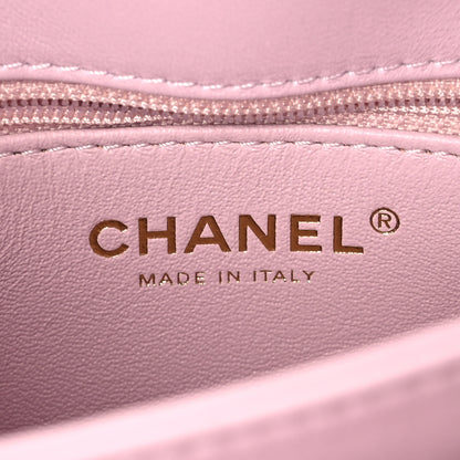 Chanel Lambskin Quilted Small Trendy CC Flap Dual Handle Bag Light Pink 6 of 13