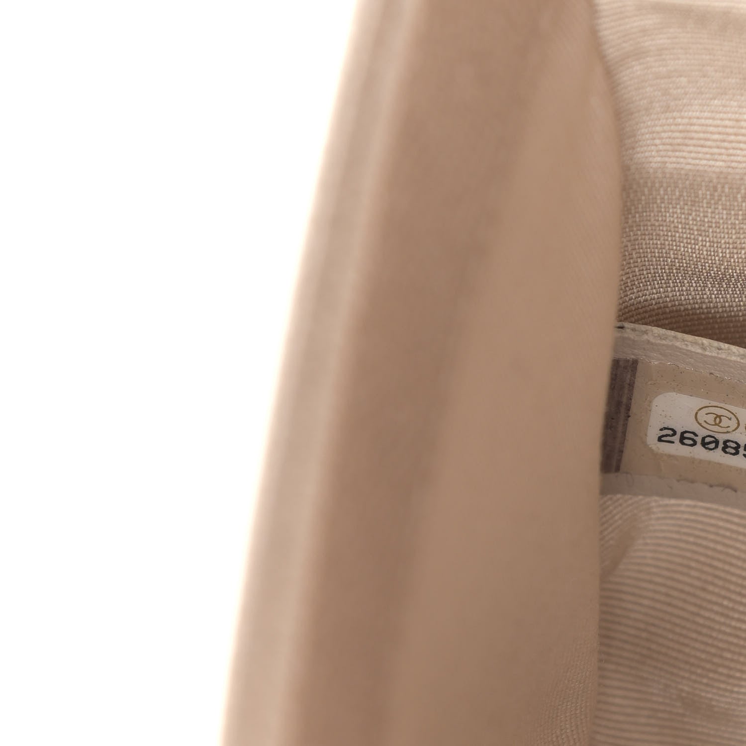 Chanel Caviar Chevron Quilted Small Boy Flap Dark Beige 7 of 14