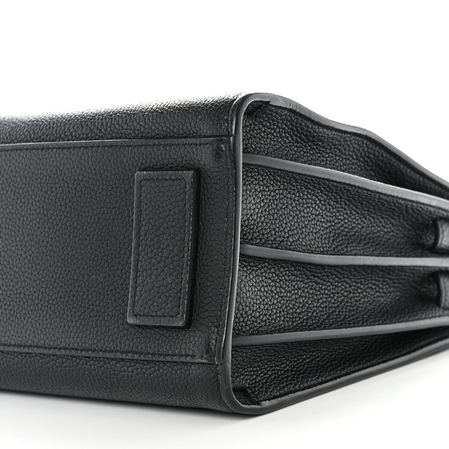 Grained Calfskin Baby Sac De Jour Souple Black