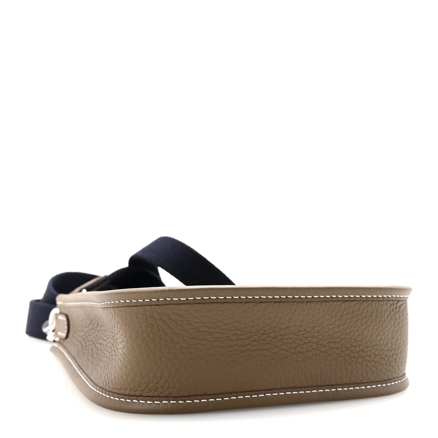 Hermes Taurillon Clemence Amazone Evelyne TPM Etoupe Bleu Indigo 4 of 10