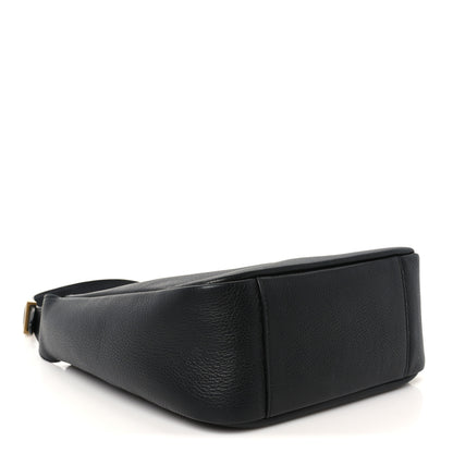 Saint Laurent Smooth Calfskin Small Le 5 A 7 Soft Hobo Black 3 of 9