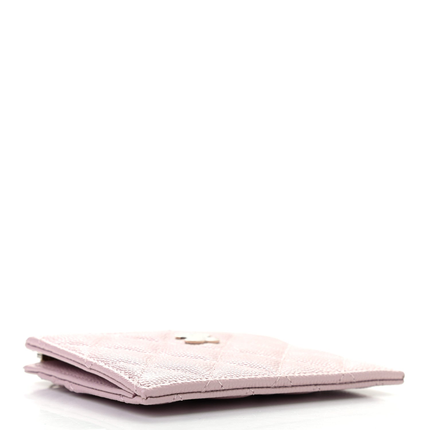 Chanel Caviar Quilted CC Zip Card Holder Light Pink 4 of 7