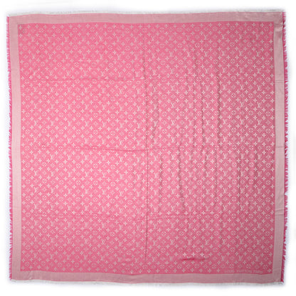Louis Vuitton Monogram Denim Shawl Pivoine 3 of 5