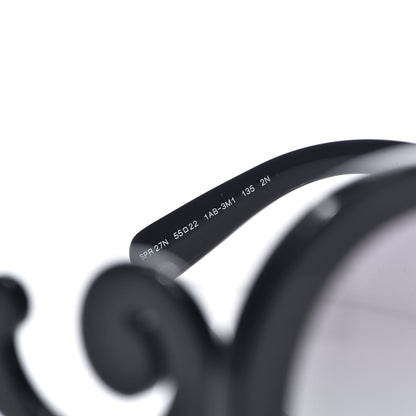 Prada Baroque Sunglasses SPR 27N Black 5 of 8