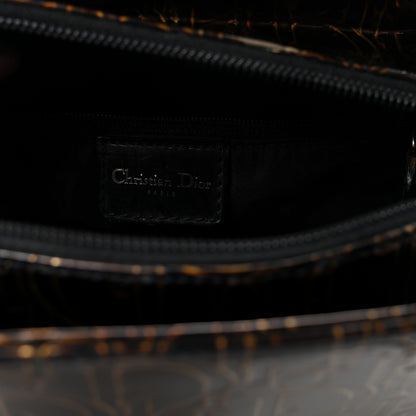 Christian Dior Patent Ultimate Medium Lady Dior Brown 6 of 9