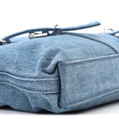 Givenchy Washed Denim Medium Voyou Bag Medium Blue 9 of 10