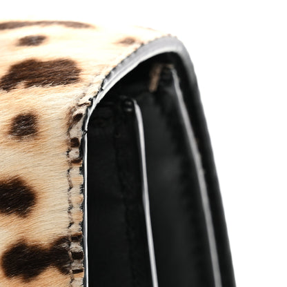 Gucci Calf Hair Calfskin Bamboo Web Leopard Print Medium Dionysus Top Handle Bag Natural Blue Agata Hibiscus Red 11 of 13
