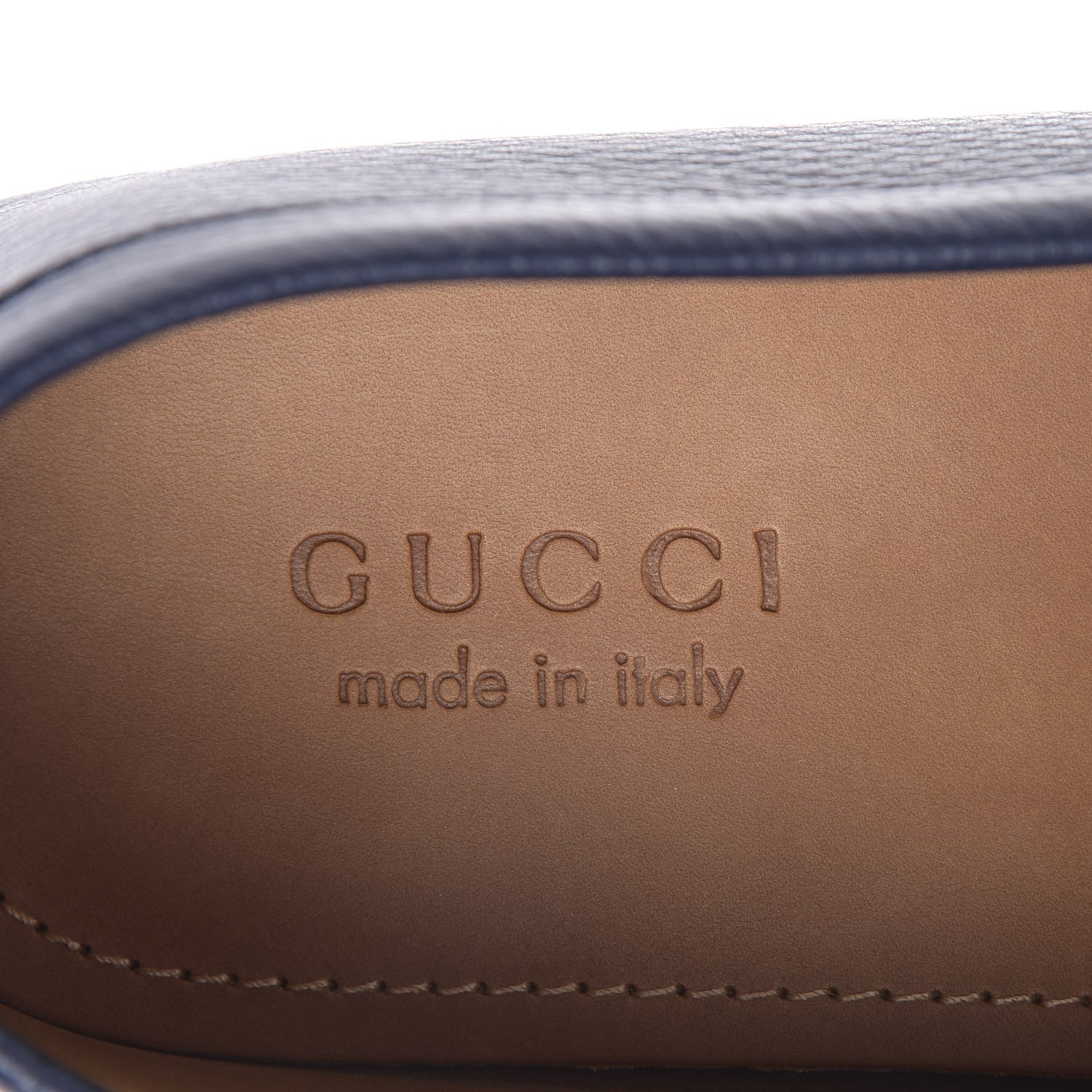 Gucci Calfskin Web Mens Horsebit Driver Loafers 11.5 Maritime 5 of 7