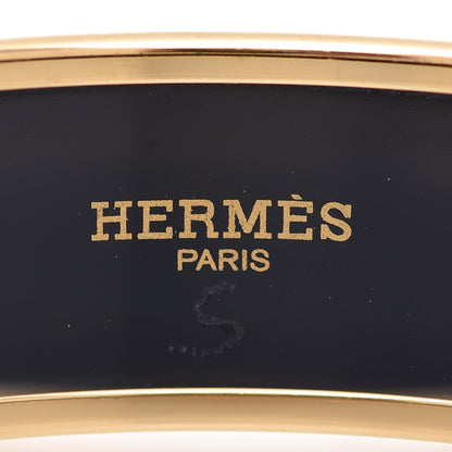 Hermes Enamel Printed Wide Brandenburgs Bracelet 65 4 of 5