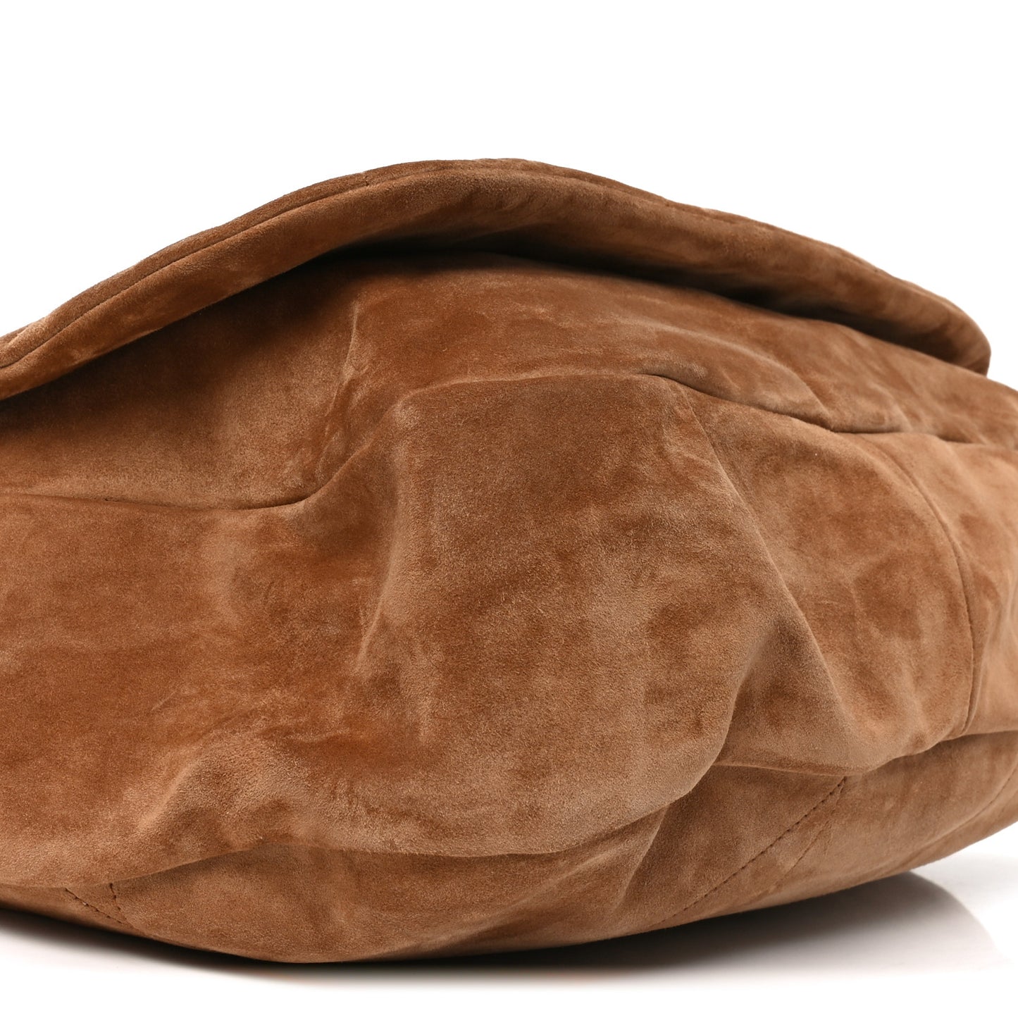 Suede Matelasse Monogram Large Jamie 4.3 Snuff