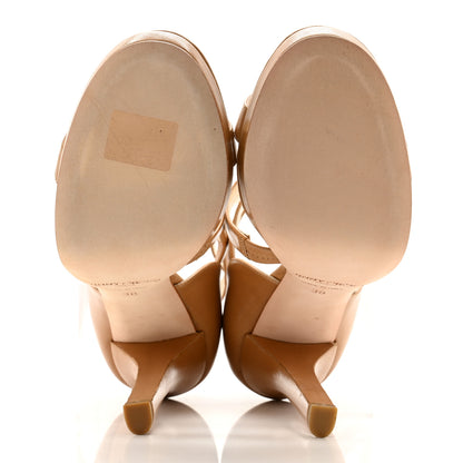 Jimmy Choo Calfskin Seattle Sandals Sandals 38 Camel 3 of 10