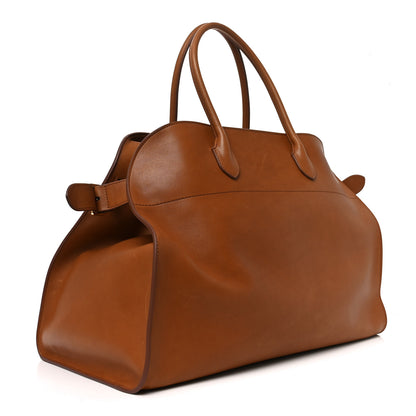 The Row Polished Saddle Calfskin Soft Margaux 17 Cuir 3 of 9