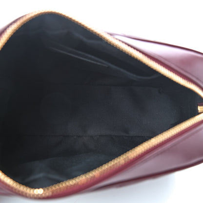 Saint Laurent Calfskin Matelasse Monogram Lou Camera Bag Dark Legion Red 5 of 9