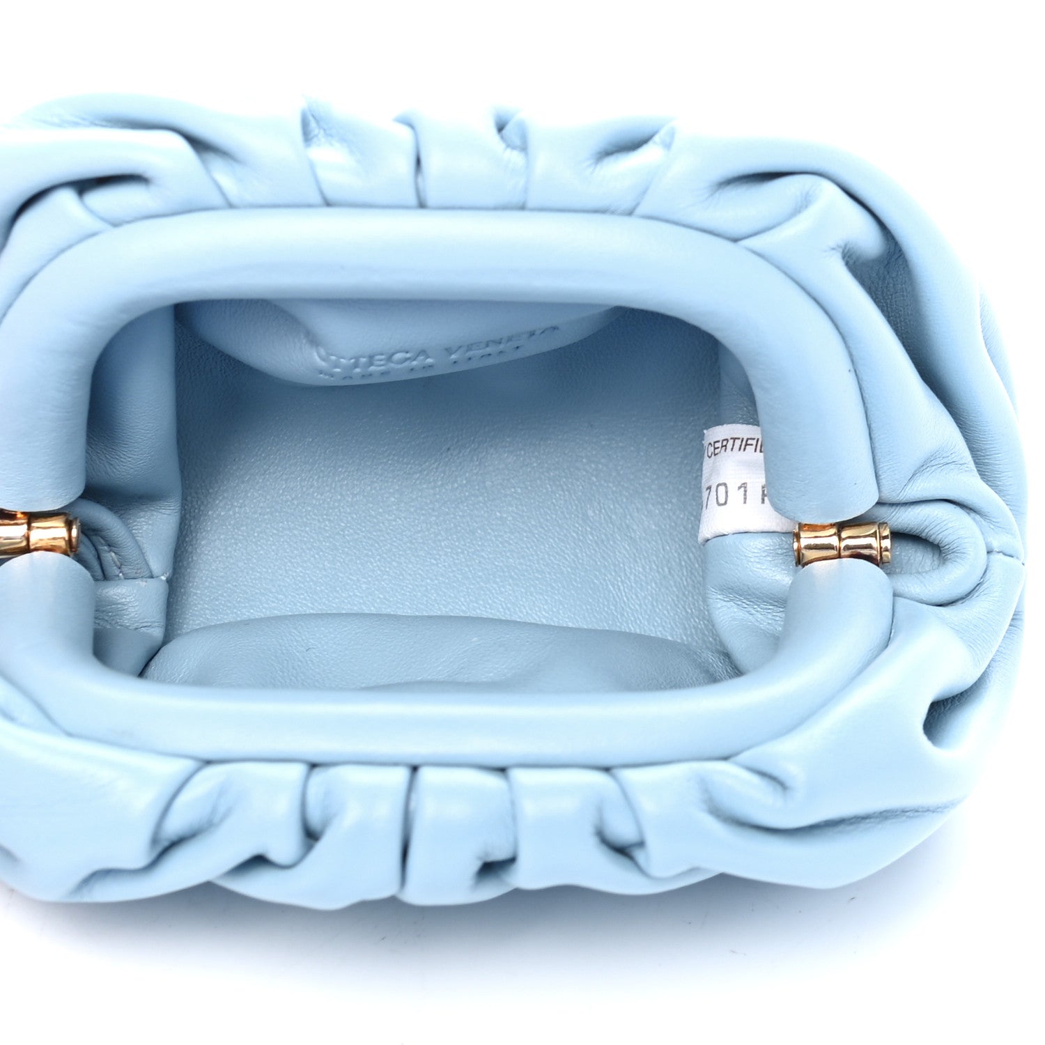 Bottega Veneta Butter Calfskin Coin Purse Ice 4 of 4