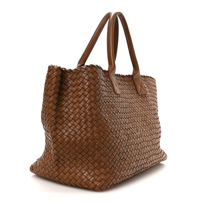 Bottega Veneta Nappa Intrecciato Large Heart Cabat White Tan 4 of 12