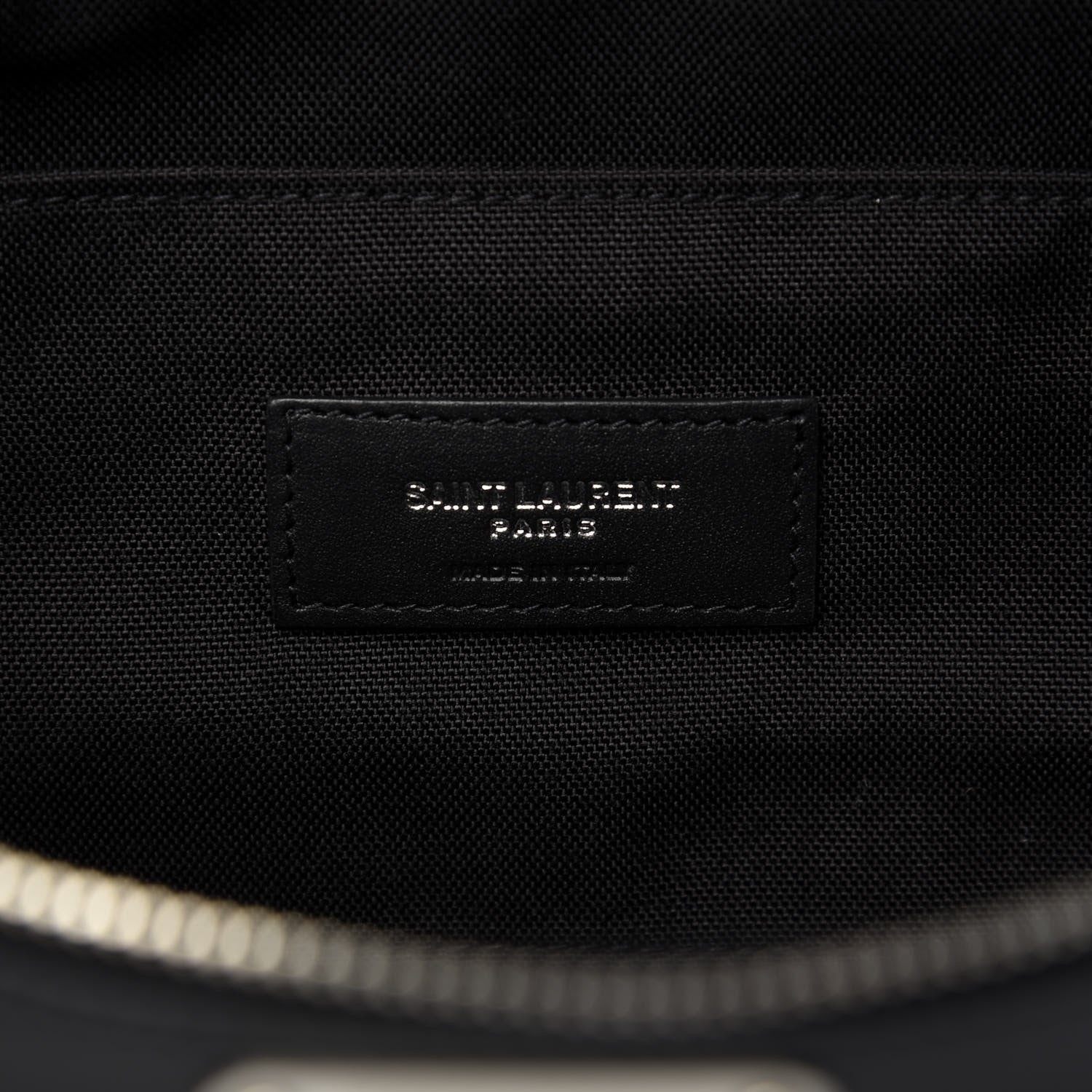 Saint Laurent Calfskin City Belt Bag Black 8 of 9