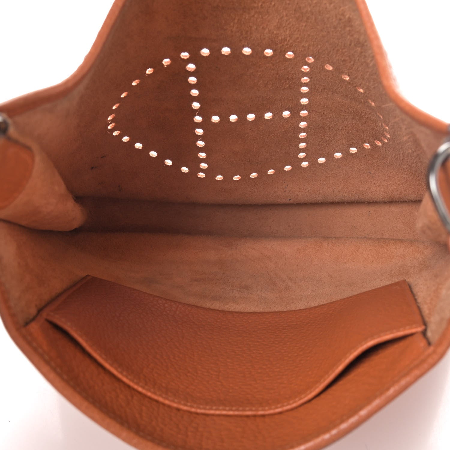 Hermes Taurillon Clemence Evelyne II PM Orange 4 of 4