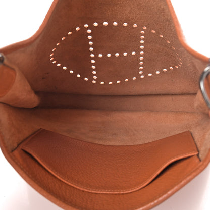 Hermes Taurillon Clemence Evelyne II PM Orange 4 of 4