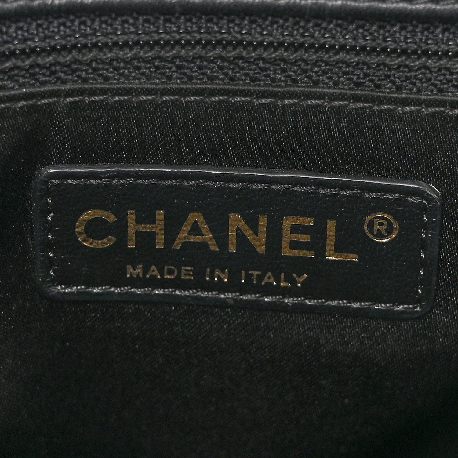 Chanel Calfskin Chevron Quilted Surpique Tote Black 6 of 10