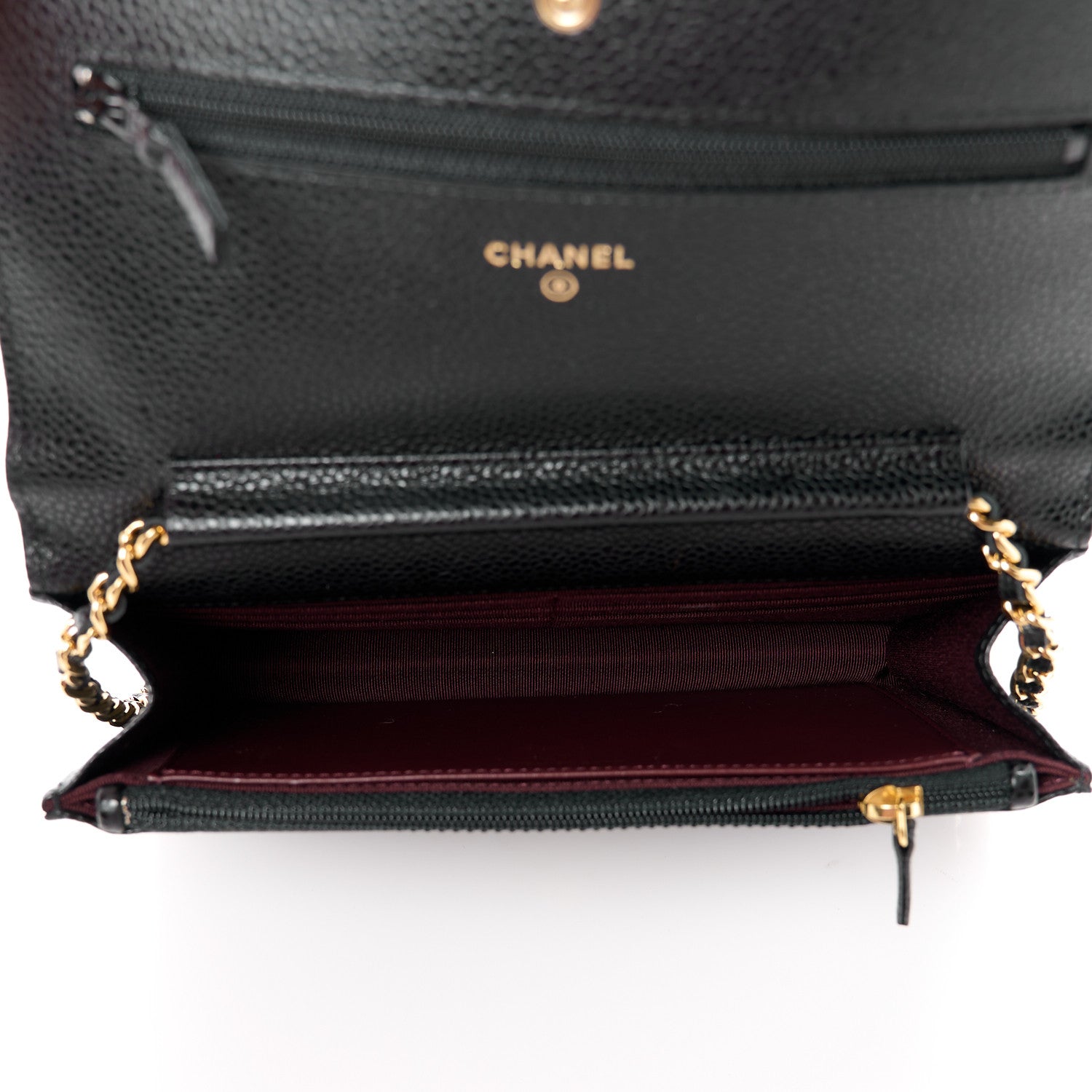Chanel Caviar Quilted Wallet on Chain WOC Black 5 of 14