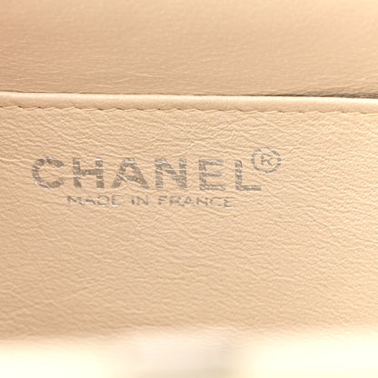 Chanel Lambskin Chocolate Bar Quilted Frame Shoulder Bag Black 6 of 14