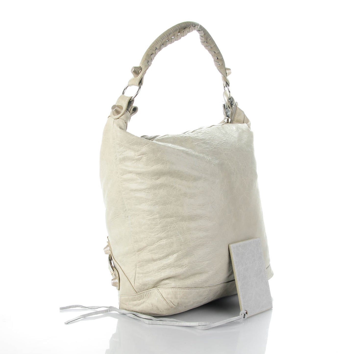Agneau Giant 21 Silver Hardware Day Hobo Argent
