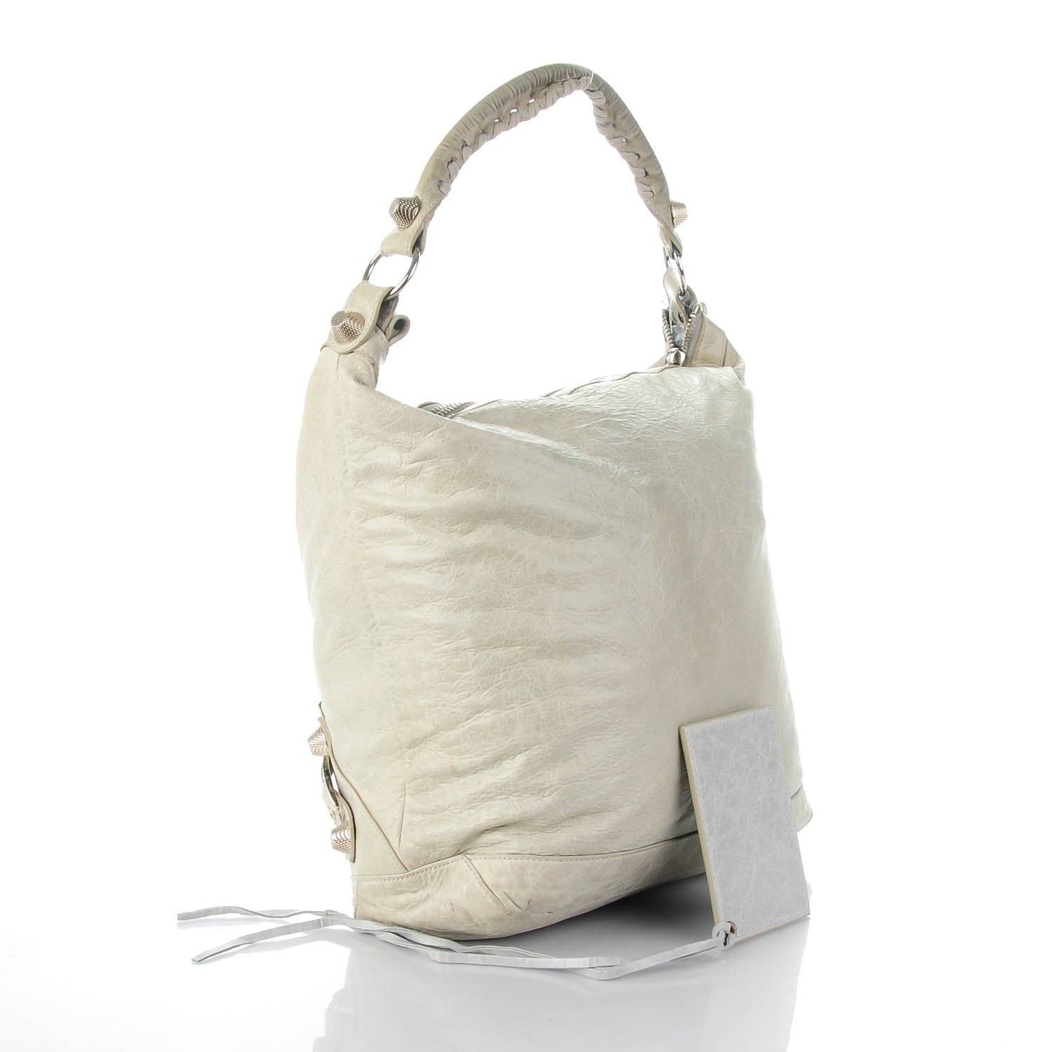 Balenciaga Agneau Giant 21 Silver Hardware Day Hobo Argent 3 of 11