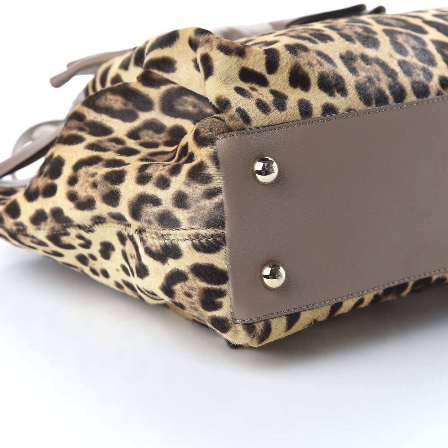 Calf Hair Leopard Print Medium Aphrodite Bow Tote