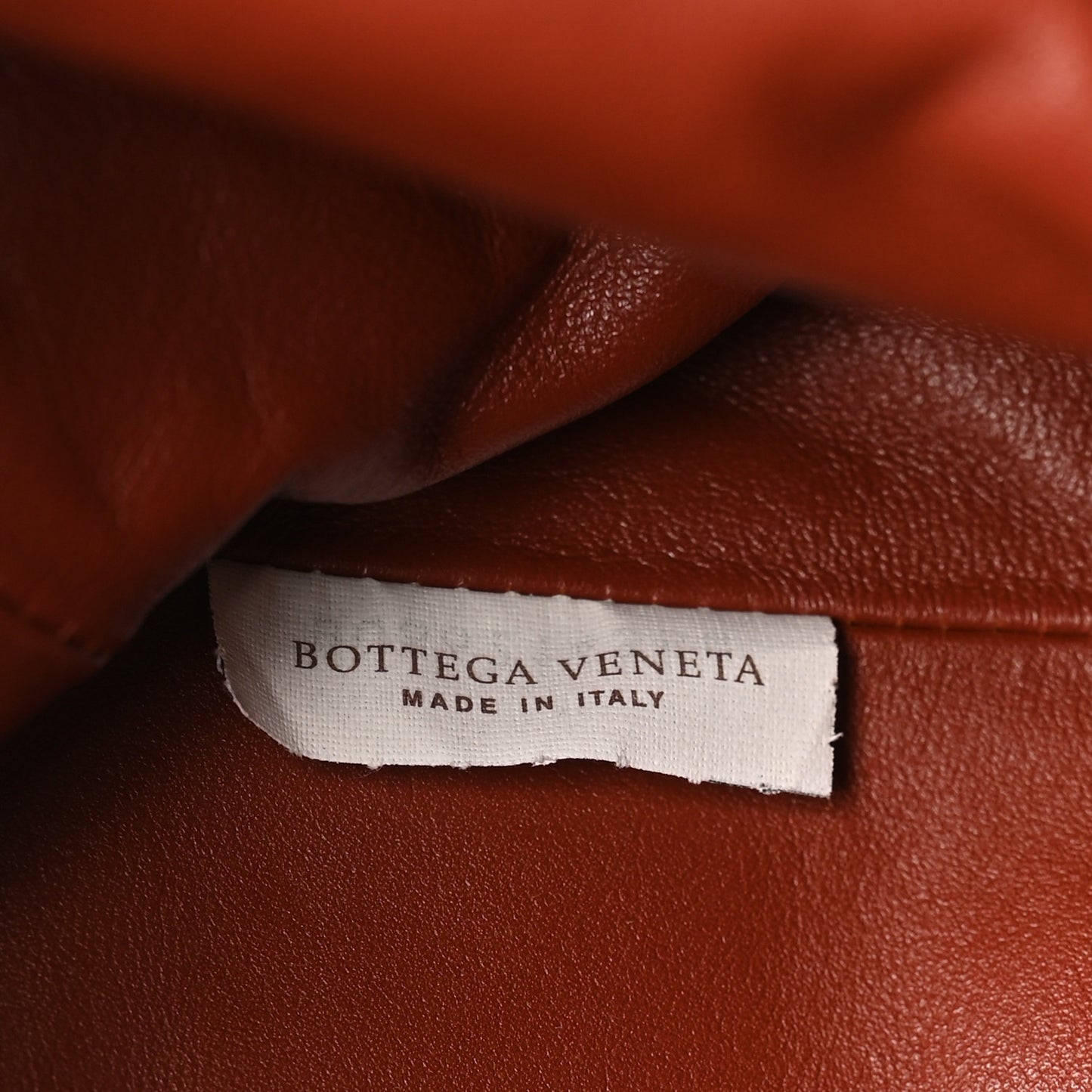 Smooth Butter Calf The Pouch Oversized Clutch Rust