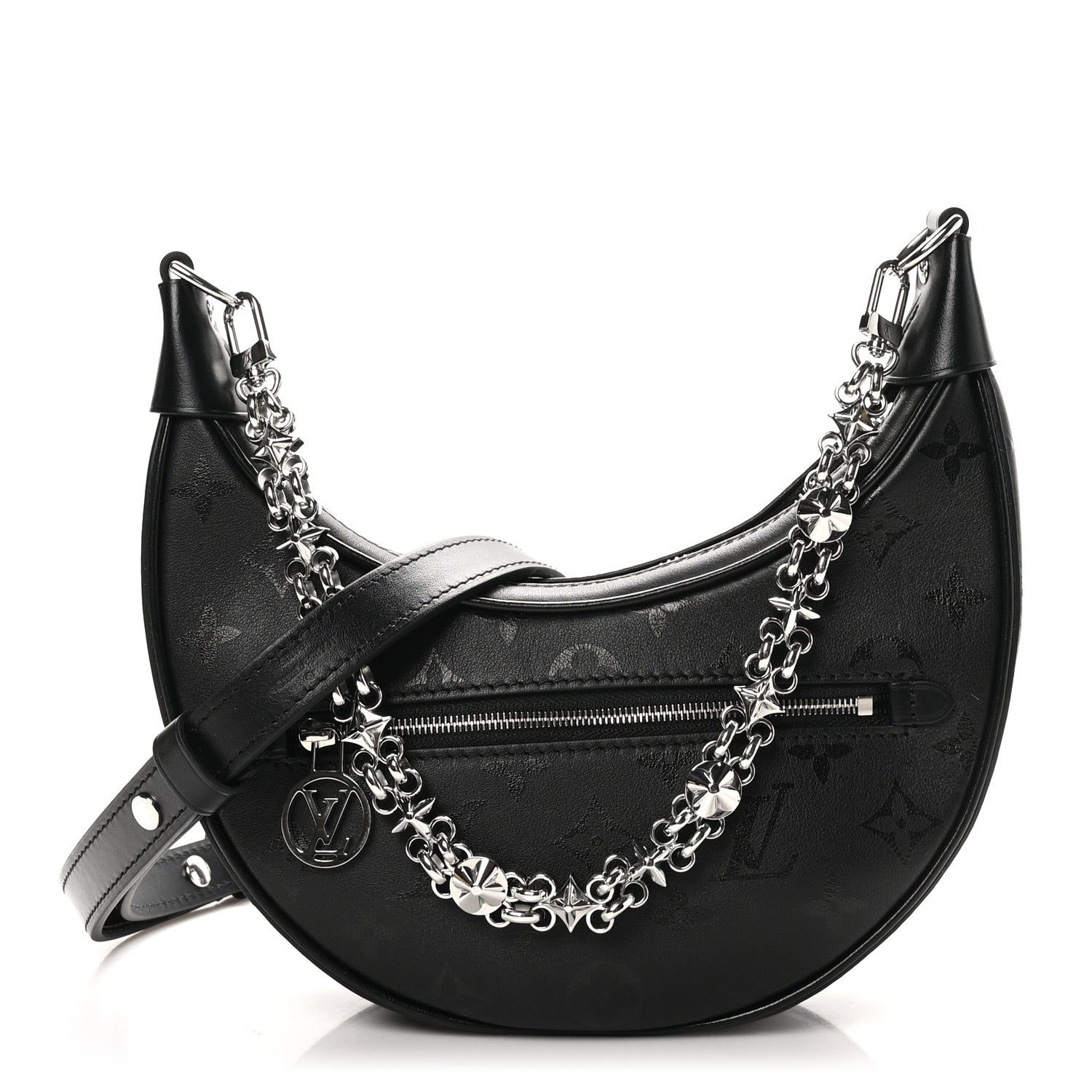 Louis Vuitton Calfskin Monogram Loop H27 Black 1 of 9