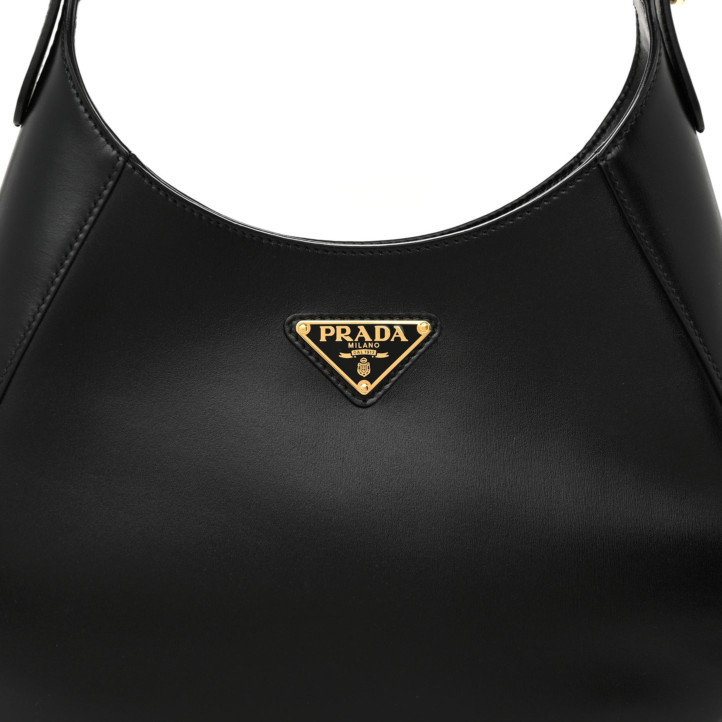 Box Calfskin Shoulder Bag Black