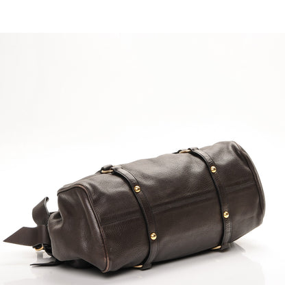 Miu Miu Vitello Medium Bow Bag Brown 4 of 6