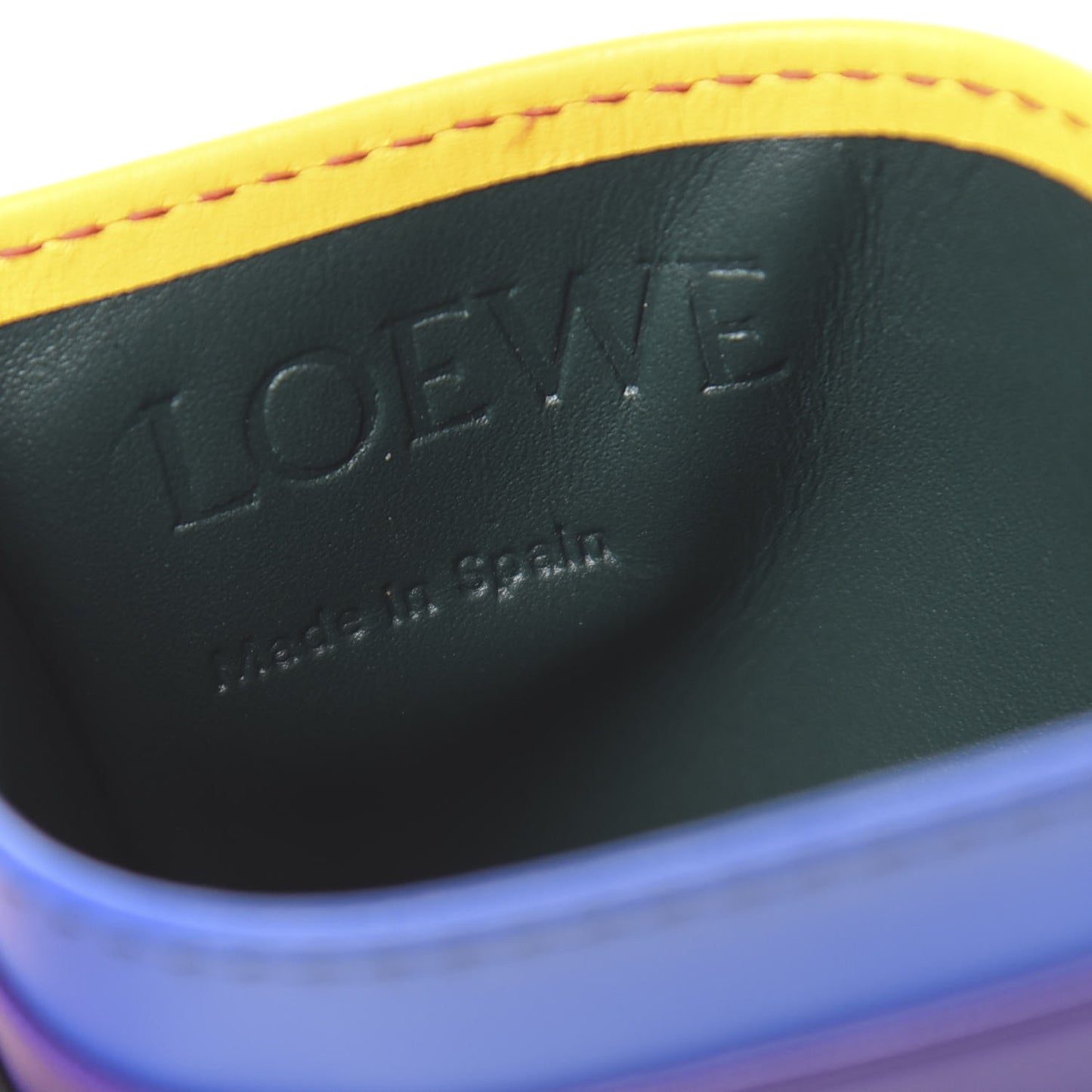 Soft Calfskin Plain Card Holder Multicolor