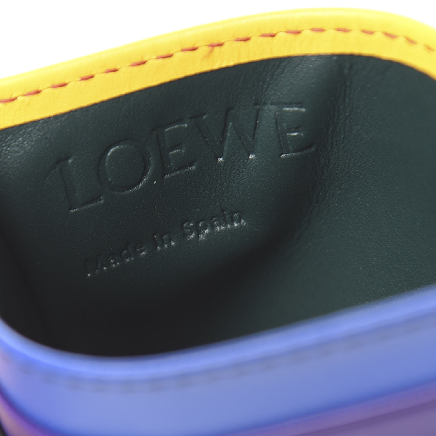Loewe Soft Calfskin Plain Card Holder Multicolor 6 of 7