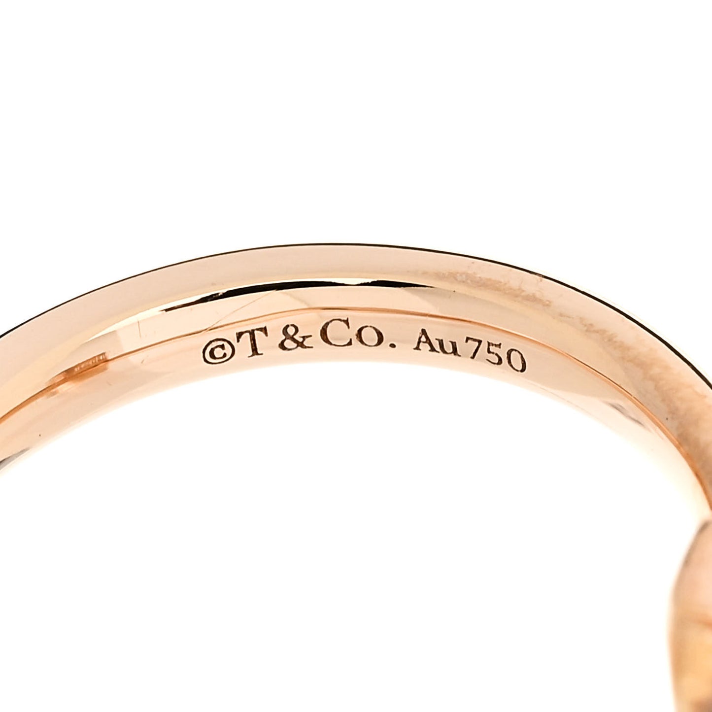 18K Rose Gold Diamond 2.5mm T T1 Ring 53 6.25