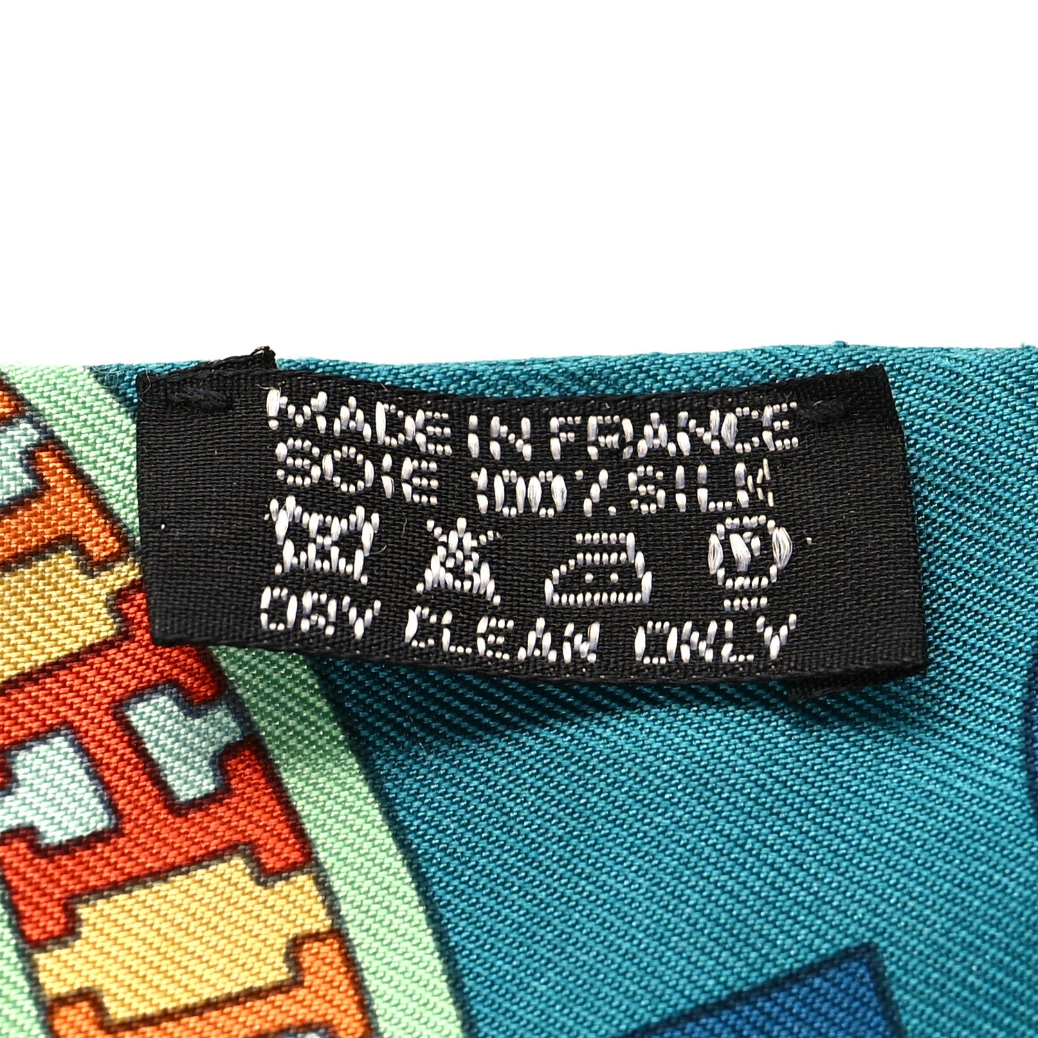 Hermes Silk Tohu Bohu Twilly Bleu Canard Multicolor 3 of 4