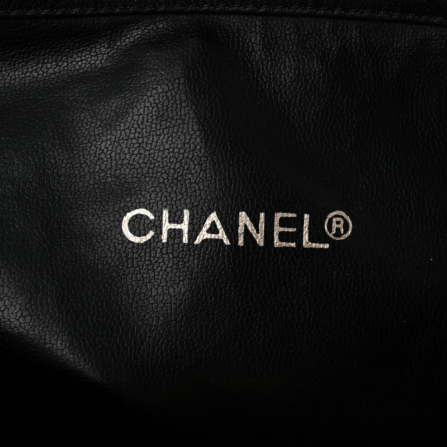 Chanel Grained Calfskin Quilted Drawstring Bucket Bag Black 7 of 13