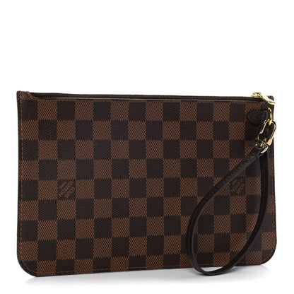Louis Vuitton Damier Ebene Neverfull MM GM Pochette 3 of 11