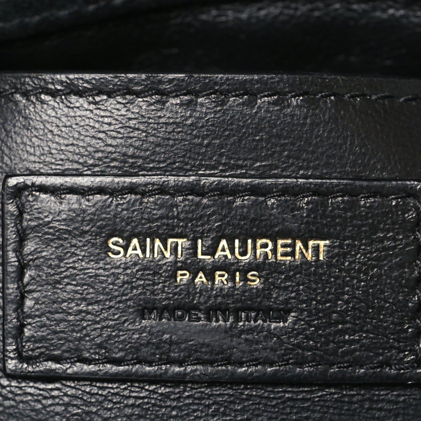 Patent Calfskin Matelasse Monogram Small Vicky Chain Bag Black
