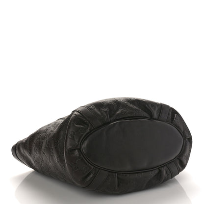 Gucci Guccissima Medium D Gold Tote Dark Brown 3 of 8