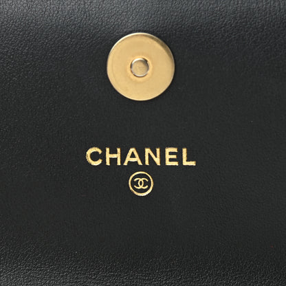 Chanel Lambskin Quilted Chanel 19 Flap Clutch Black 7 of 10