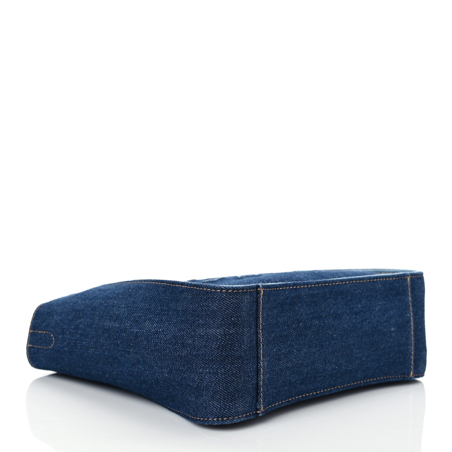 Stella McCartney Eco Alter Denim Perforated Logo Mini Crossbody Orion Blue 4 of 8