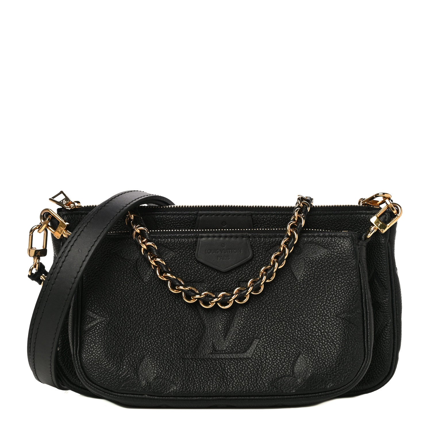 Louis Vuitton Empreinte Monogram Giant Multi Pochette Accessories Black 1 of 16