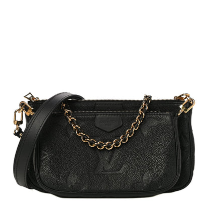 Louis Vuitton Empreinte Monogram Giant Multi Pochette Accessories Black 1 of 16