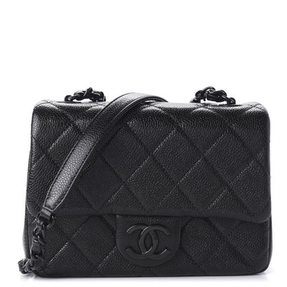 Chanel Caviar Quilted Incognito Mini Square Flap Black 1 of 11