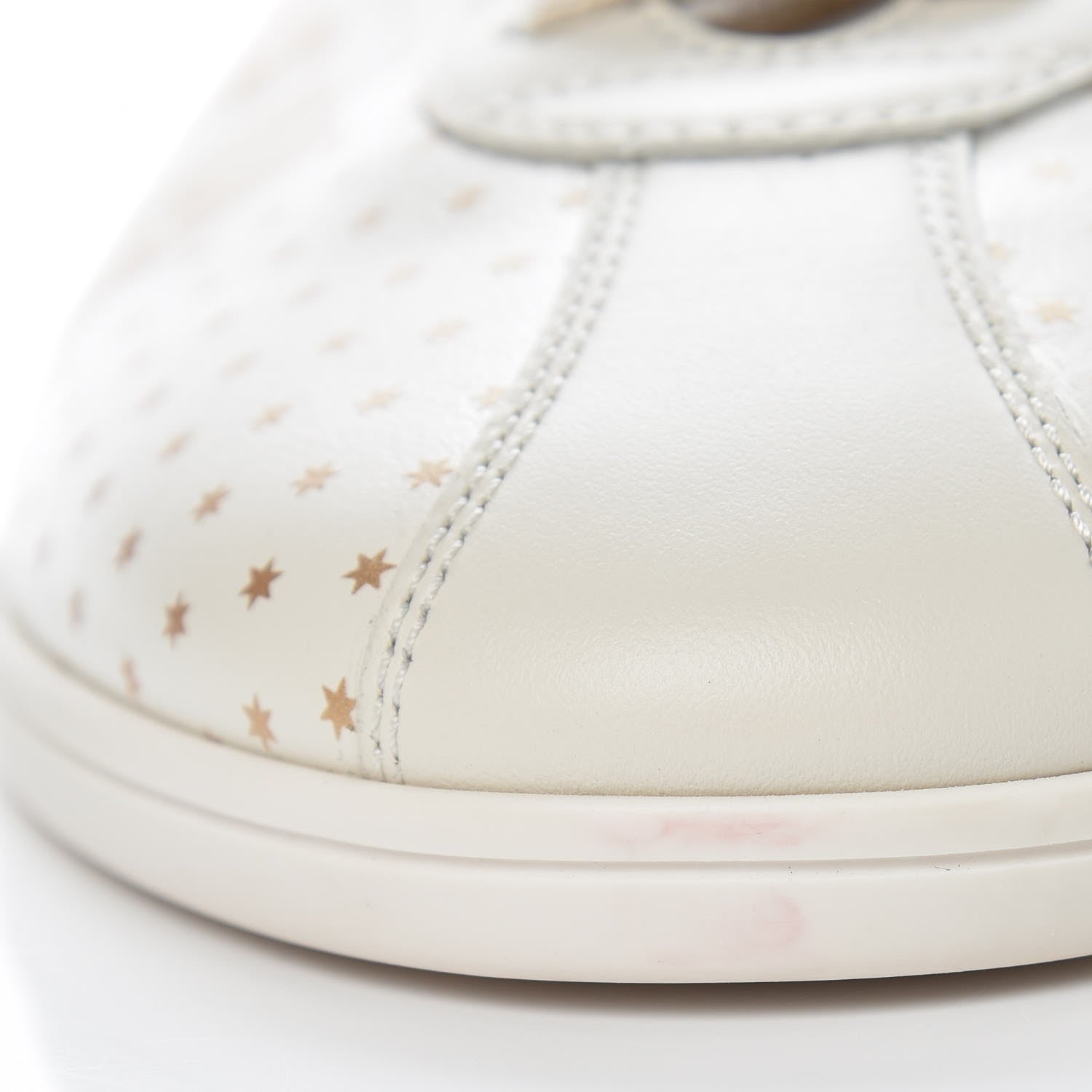 Gucci X SEGA Calfskin GUCCY Stars Womens Falacer Sneakers 39 White 6 of 11