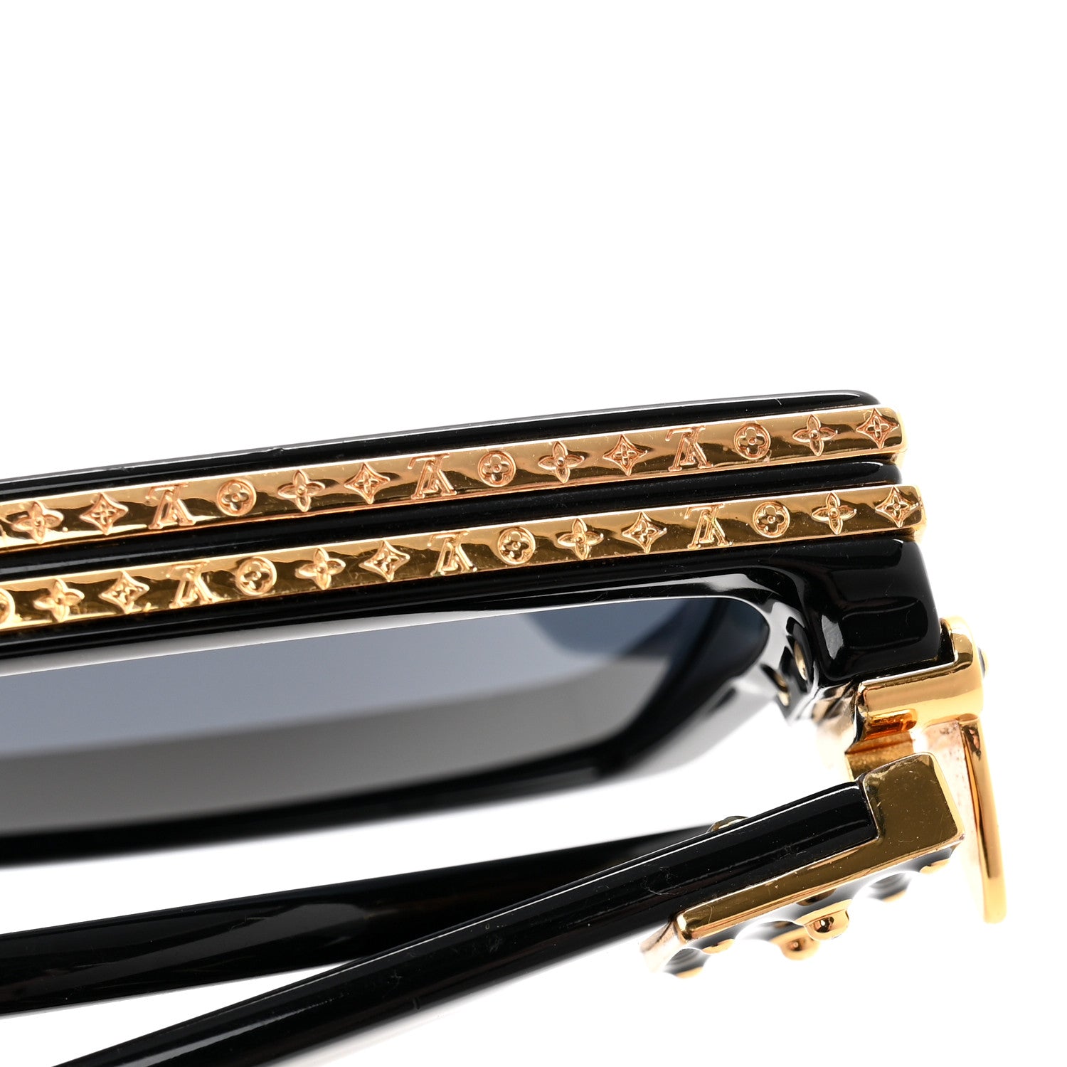 Louis Vuitton Acetate 1.1 Millionaires Sunglasses Z1165E Black 9 of 9