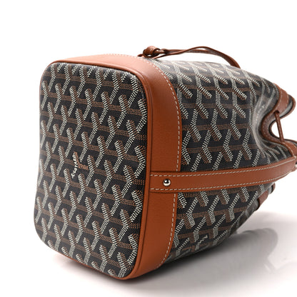 Goyard Goyardine Petit Flot Bucket Bag PM Black Gold 9 of 10